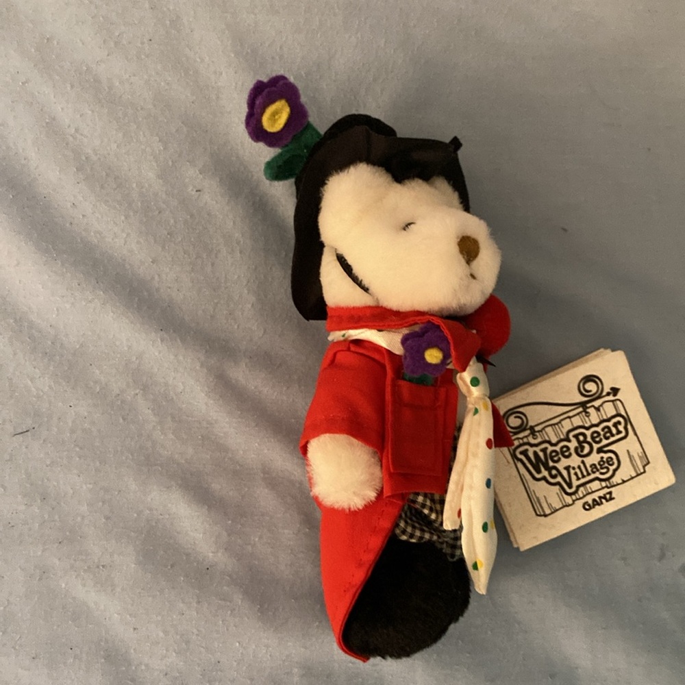 GANZ Wee Bear Village Plush Clown - Picture 2 of 4